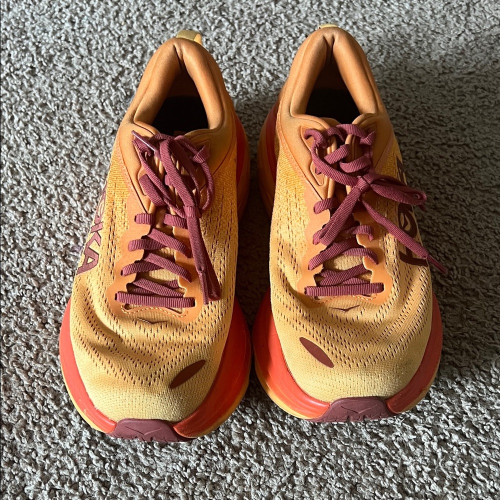 Hoka Women's Vibrant Orange Athletic Shoes